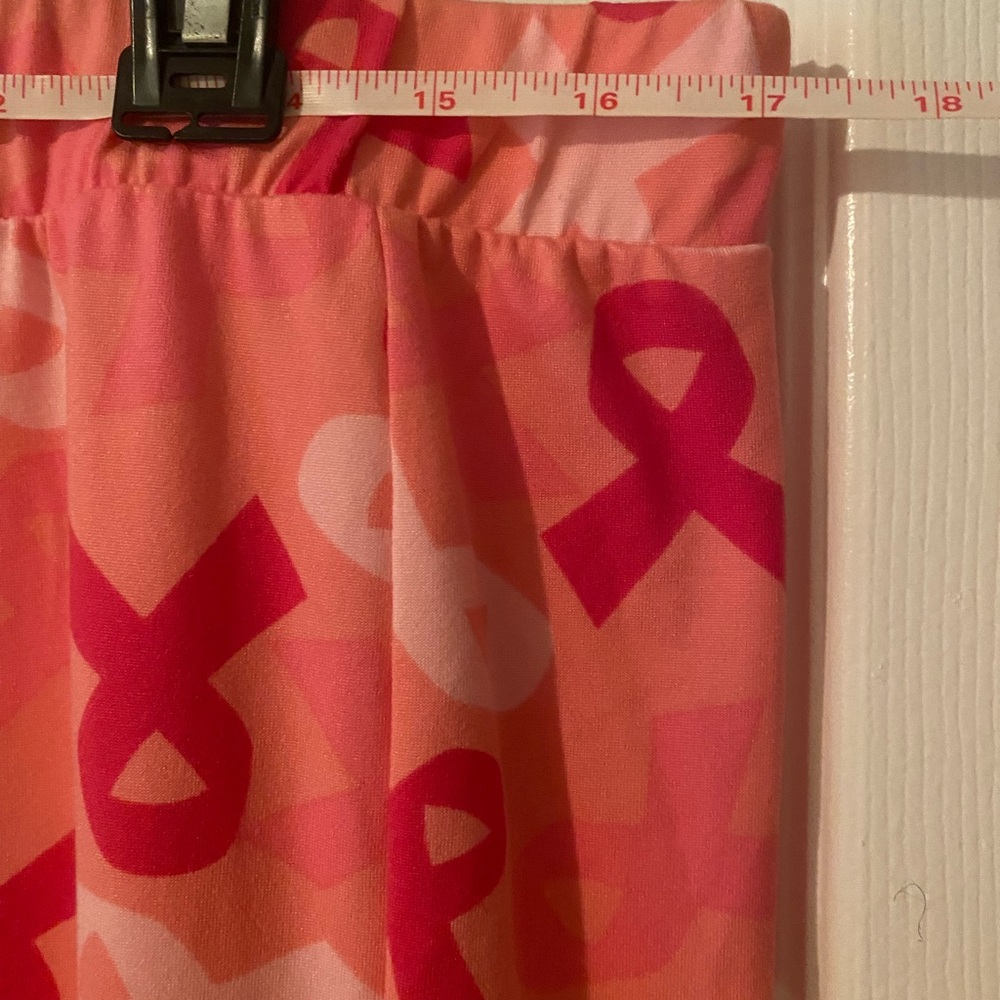Pink Ribbon Patterned Pants 3XL - Picture 4 of 4